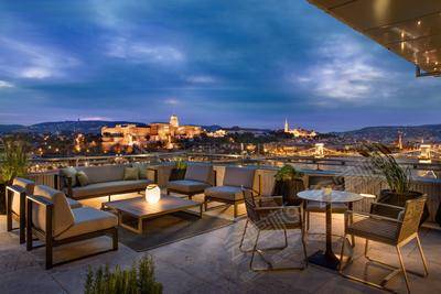 Budapest Marriott HotelM Club Lounge - Terrace